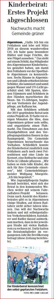 Hildesheimer Allgemeine Zeitung 2.2.2019